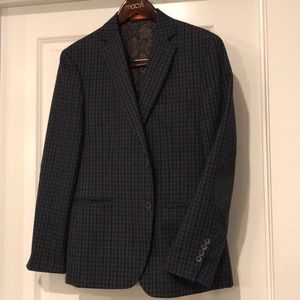 Macy's Plaid Men’s Sport Coat with Elbow Patches